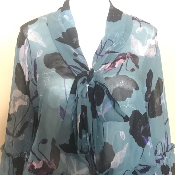 C5 SAM & LAVI Flowing Floral w/ Ruffles S - Picture 7 of 8